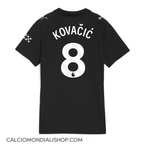 Maglie da calcio Manchester City Mateo Kovacic #8 Seconda Maglia Femminile 2025-26 Manica Corta
